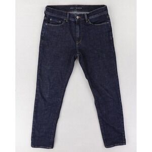 Mott & Bow Skinny Wooster Jeans Mens 30x29 Blue Slim Stretch Denim Dark Wash